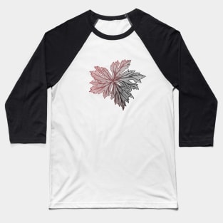 red and black leaf Baseball T-Shirt